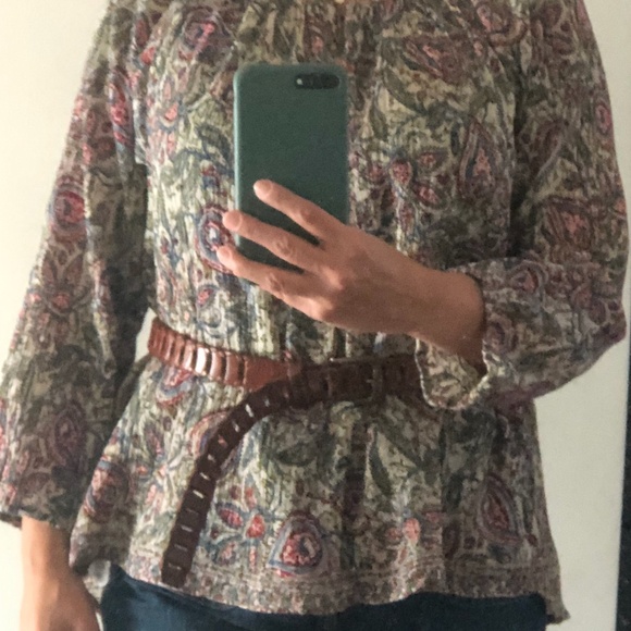 Chaps Boho paisley cotton tunic - Picture 4 of 10